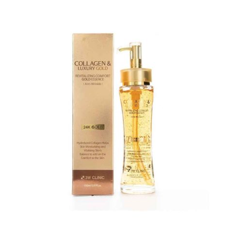 3W CLINIC COLLAGEN & LUXURY GOLD REVITALIZING COMFORT GOLD ESSENCE 150ml
