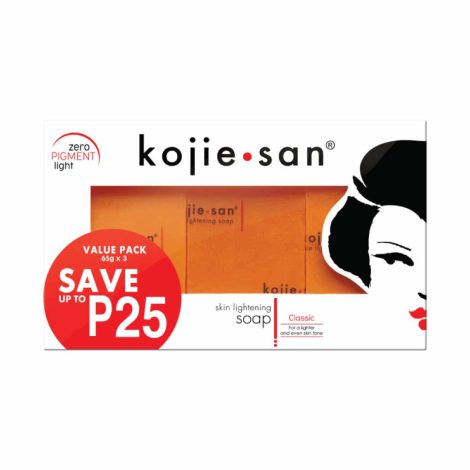 Kojie San Skin Lightening Kojic Acid Soap 3x 65g (Pack of 3)