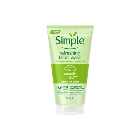 Simple Kind To Skin Refreshing Facial Wash Gel 150 ml