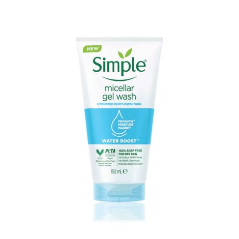 Simple Water Boost Micellar Facial Gel Wash 150 ml