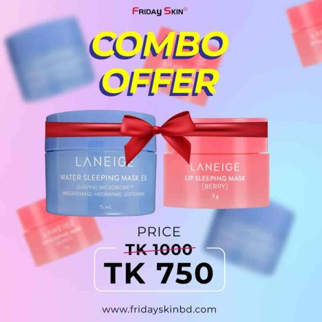 Laneige Combo Offer Face Mask & Lip Mask