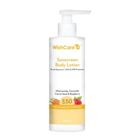 WishCare Sunscreen Body Lotion For All Skin Type with SPF 50 PA+++ 200ml