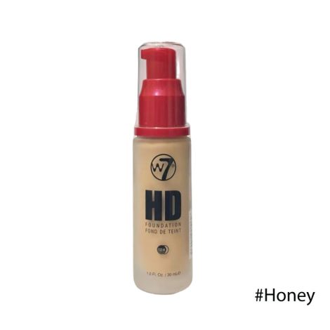 W7 12 Hour HD Foundation Shade Honey 30 ml