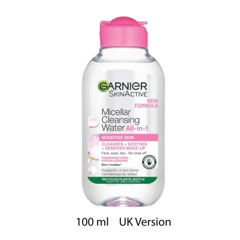 Garnier Micellar Cleansing Water (Sensitive) 100ml UK version