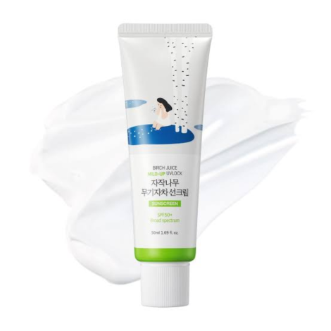 Round Lab Birch Mild-Up Sunscreen UVLock SPF 50 Broad Spectrum 50 ml