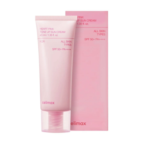 Celimax HEART PINK TONE UP SUN CREAM 40ml spf 50+ PA++++
